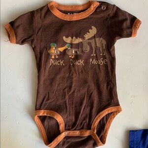 Lazy One 18 M Brown Duck Duck Moose One Piece